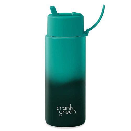 Frank Green Colour Change Stainless Steel Reusable Bottle 34oz Abyss