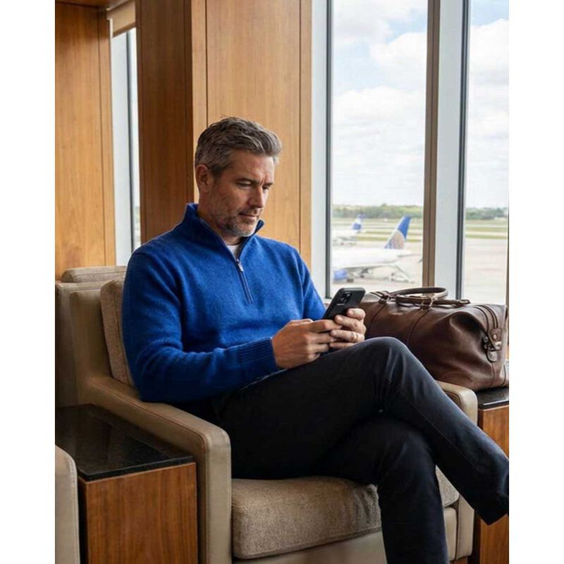 Acrux Awakari Merino 1/4 Zip Sweatshirt image number 1