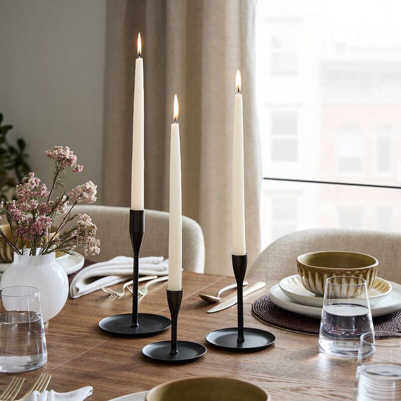 West Elm Kuba Metal Taper Holder Bronze - Small image number 1