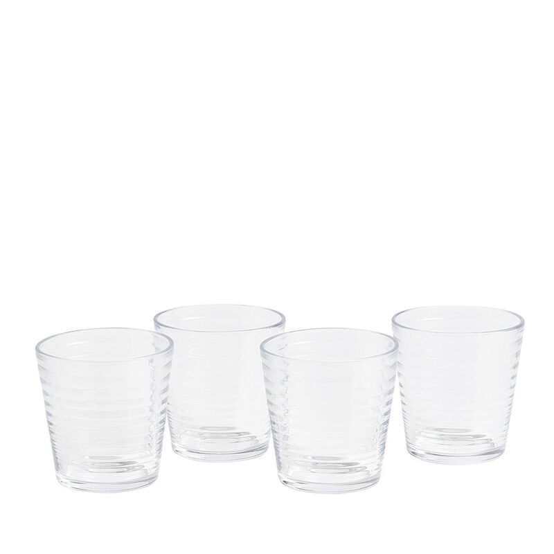 Royal Doulton Gordon Ramsay Maze Glass Tumbler Clear Set of 4 image number 0