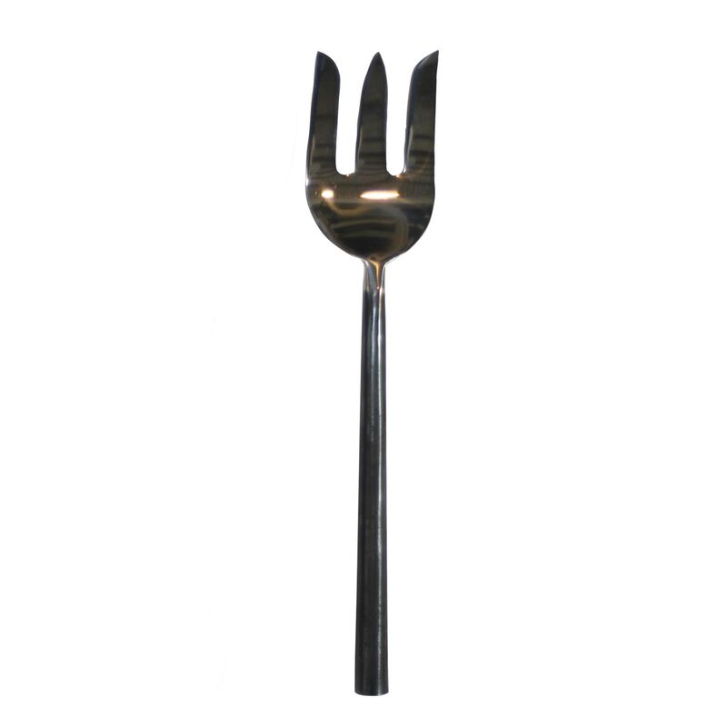 French Country Black Handle Serving Fork Medium image number 0