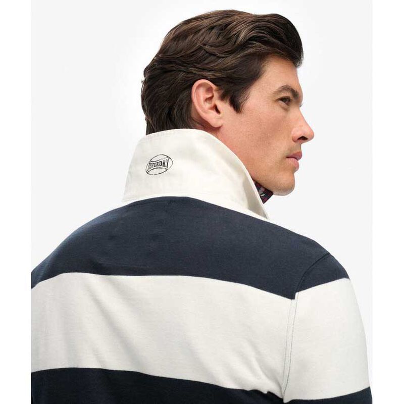 Superdry Vintage Athletic Stripe Rugby image number 2