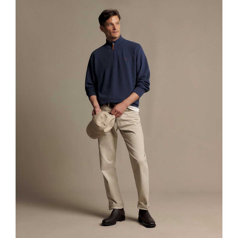R.M. Williams Warner Popcorn Quarter Zip Knit image number 3