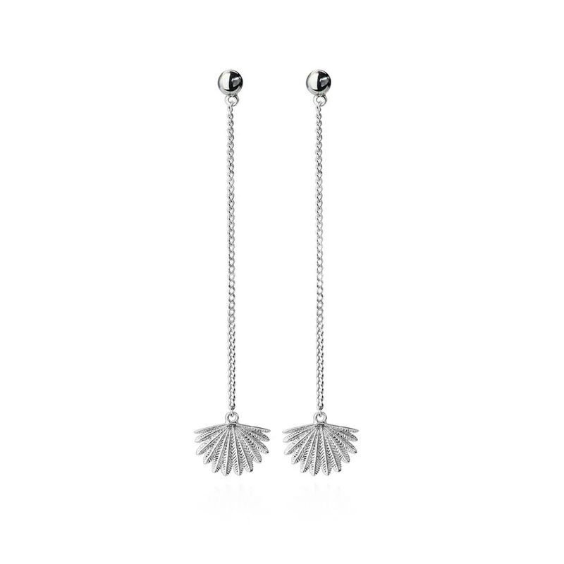 Boh Runga Mini Fan Tail Drop Earrings image number 0