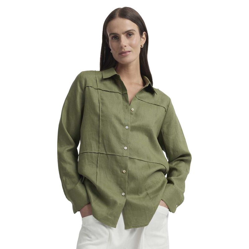 Yarra Trail Tirari Pintuck Shirt image number 0
