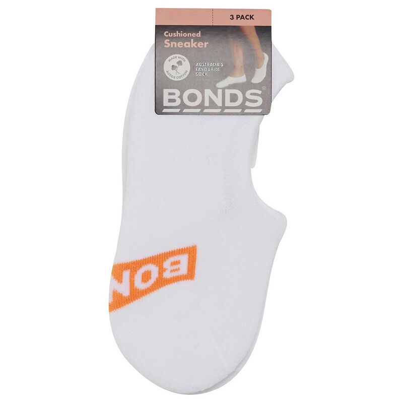 Bonds Logo Sneaker Socks - 3 Pack image number 2