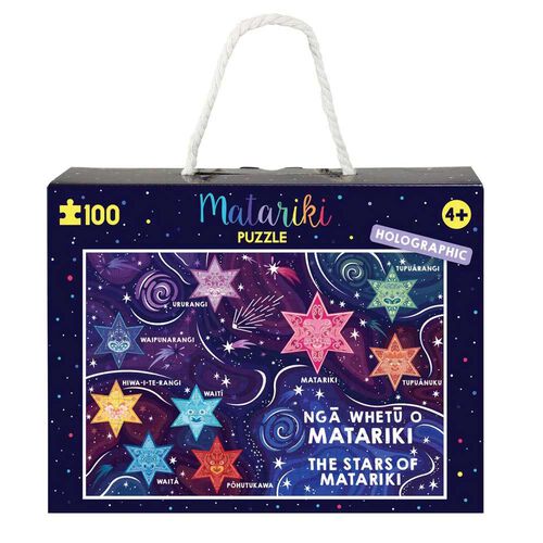 NZ Matariki Puzzle Iridescent Foil 100 Piece