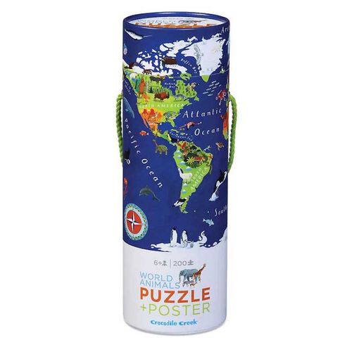 Crocodile Creek Ocean Animals Puzzle 200pc
