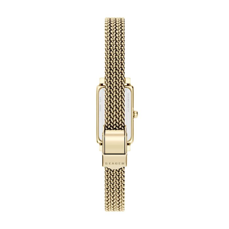 Skagen Hagen Micro Two-Hand Gold-Tone Stainless Steel Watch image number 1