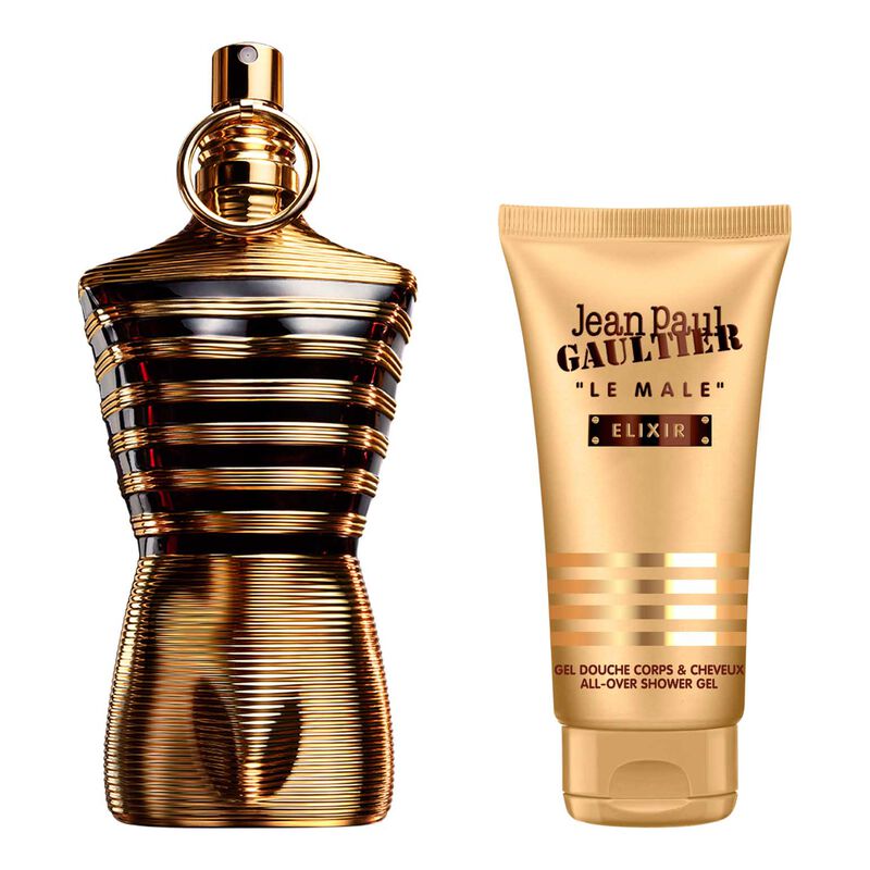 Jean Paul Gaultier Le Male Elixir Xmas Gift Set (125ml Fragrance & 75ml SG) image number 1