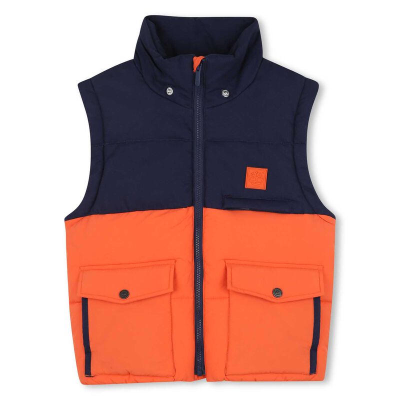 Timberland Two-Tone Convertible Puffer Jacket 4Y-6Y image number 1