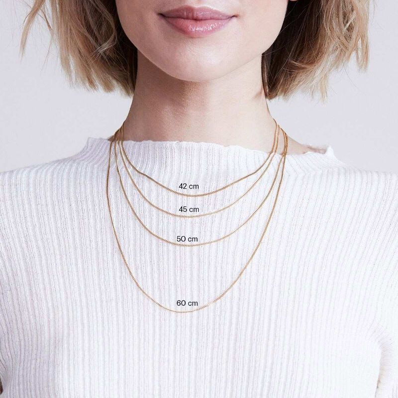 Edblad Charmentity Chain Curb Necklace 45cm image number 1