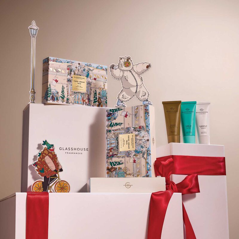 Glasshouse Fragrances Hand Cream Trio 3X 30ml - Kyoto, Amalfi, Marseille image number 2