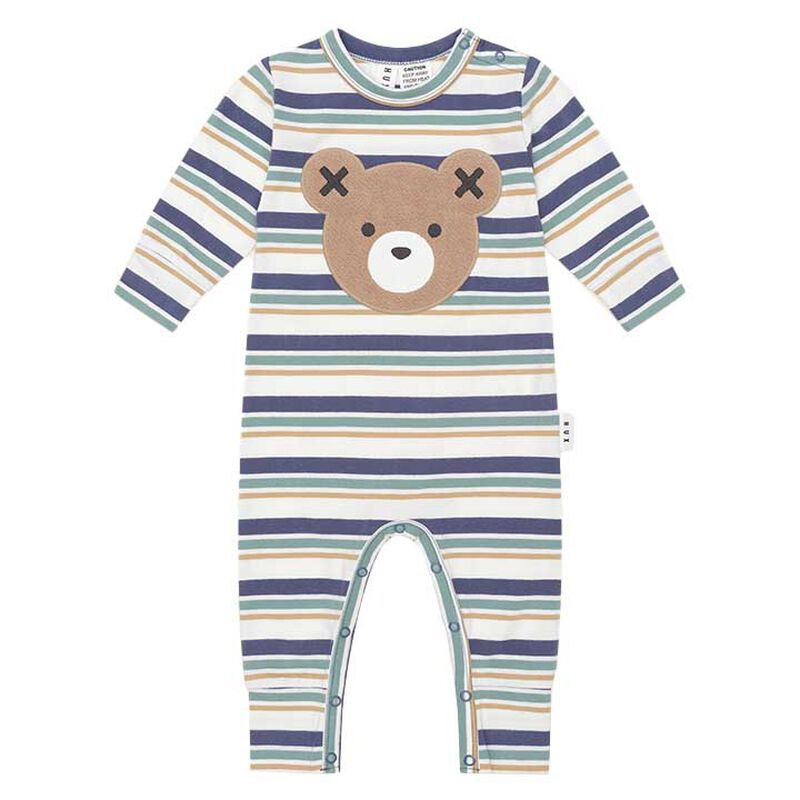 Huxbaby Multi Stripe Romper image number 0