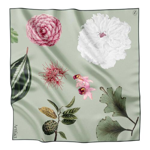 Artifact Silva Flora Square Silk Scarf