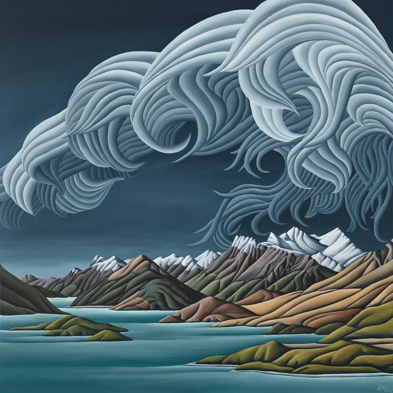 Diana Adams Ranginui Matted Print image number 0