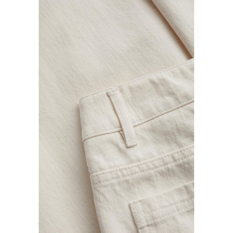 Seasalt Cornwall Barnes Crops Ecru Twill Slub image number 2