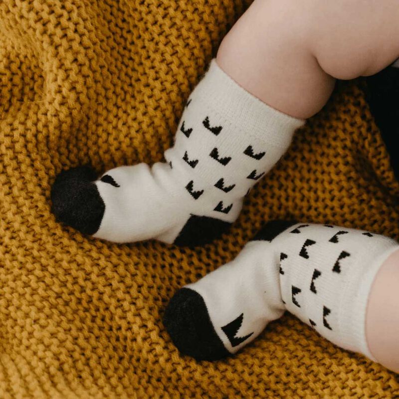 Mosey Merino Wool Baby Socks image number 1