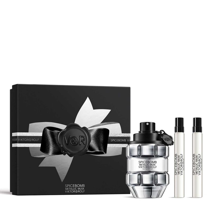Viktor & Rolf Spicebomb Metallic Musk 90ml EDP Christmas Gift Set image number 0