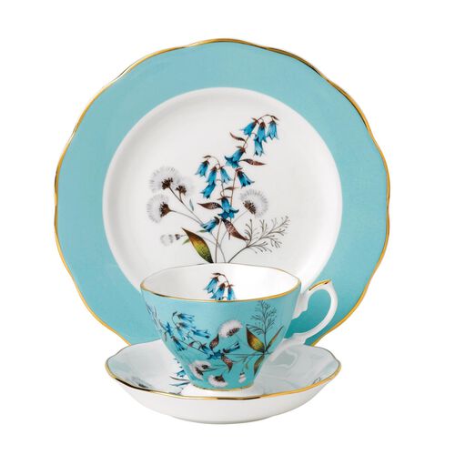 Royal Albert 100 Years Teaware Teacup, Saucer, Plate 1950