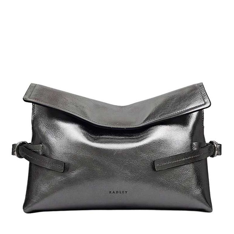 Radley Fleet Street Metallic Medium Flapover Clutch Bag image number 0