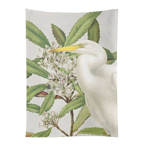 Birds & Botanicals Heron Tea Towel