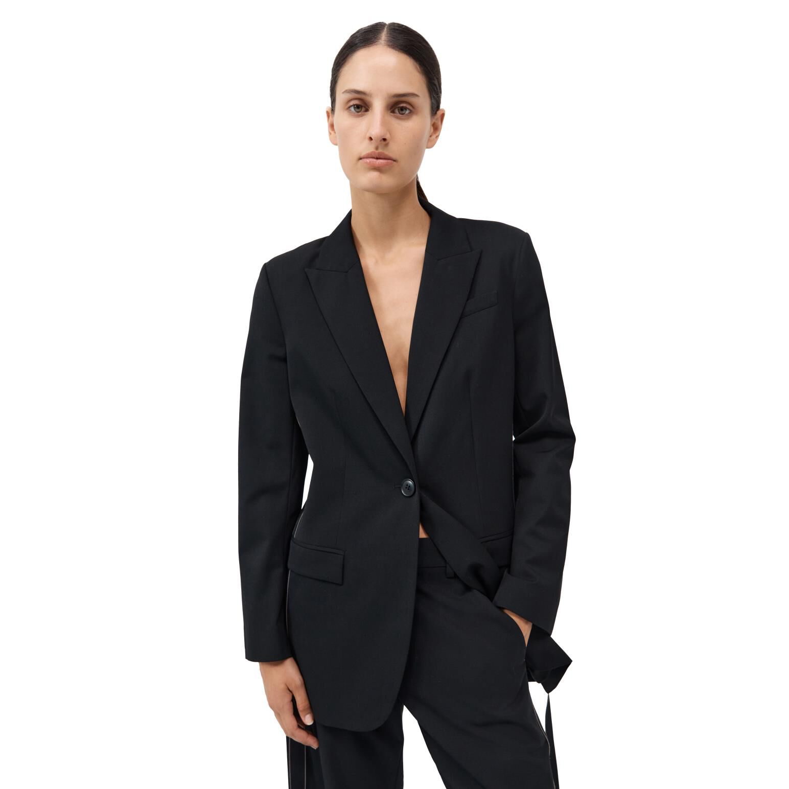 St. Agni Side Stripe Blazer Ballantynes Department Store