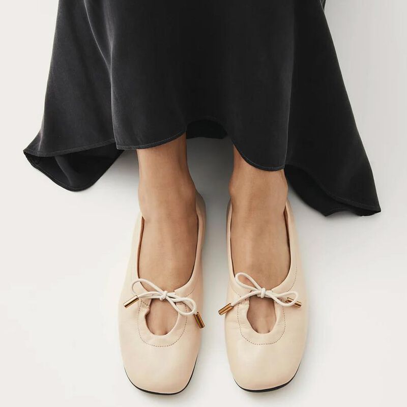 Alohas Rosalind Leather Ballet Flat image number 3