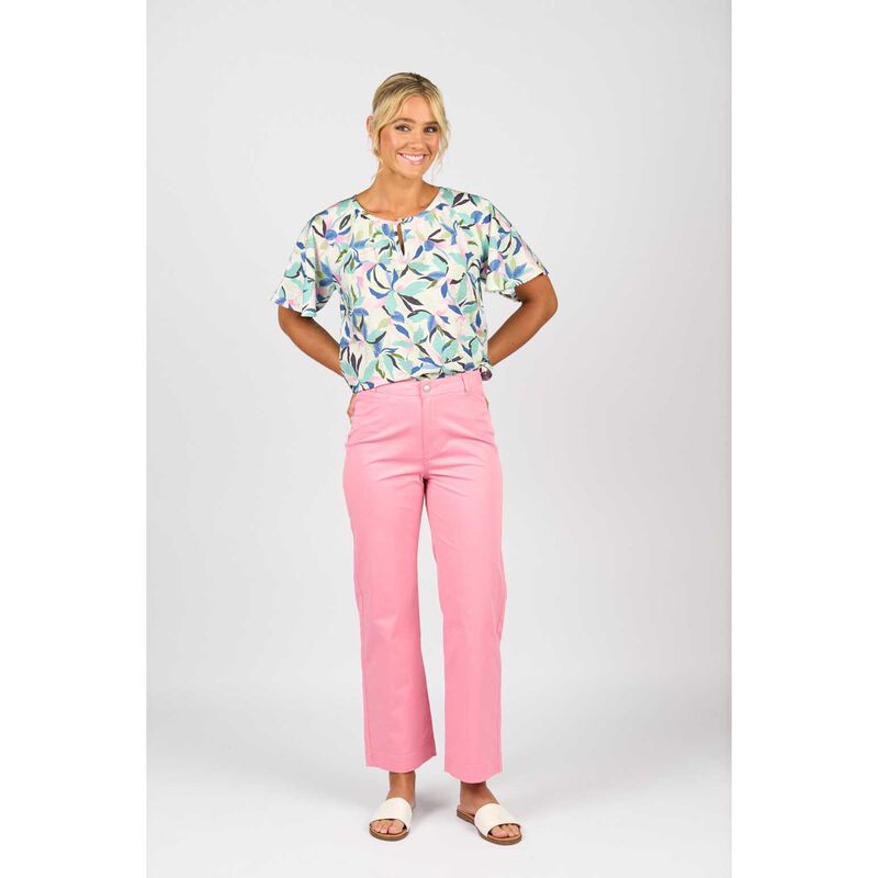 Vassalli Wide Leg Ankle Grazer Jean image number 3