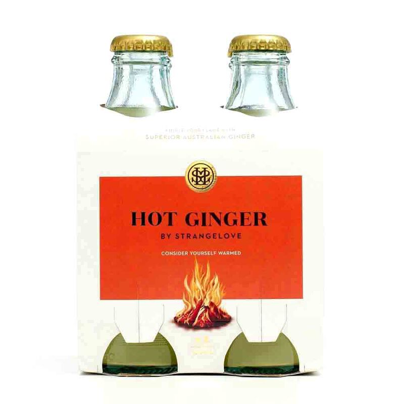 StrangeLove Premium Mixer Hot Ginger Beer 4 x 180ml image number 0