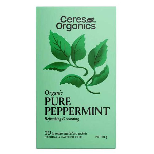 Ceres Organics Pure Peppermint Tea 20 Sachets