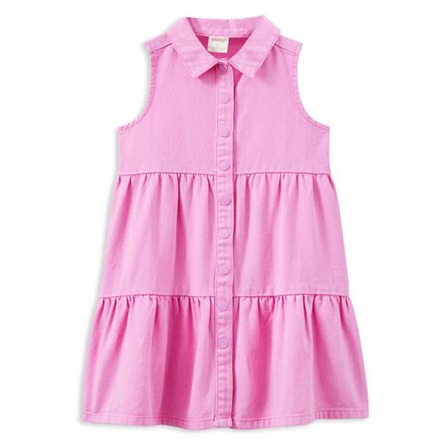 Milky Pink Twill Dress