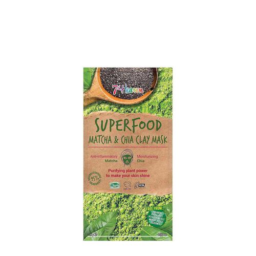 7th Heaven Superfood Matcha & Chia Clay Mask
