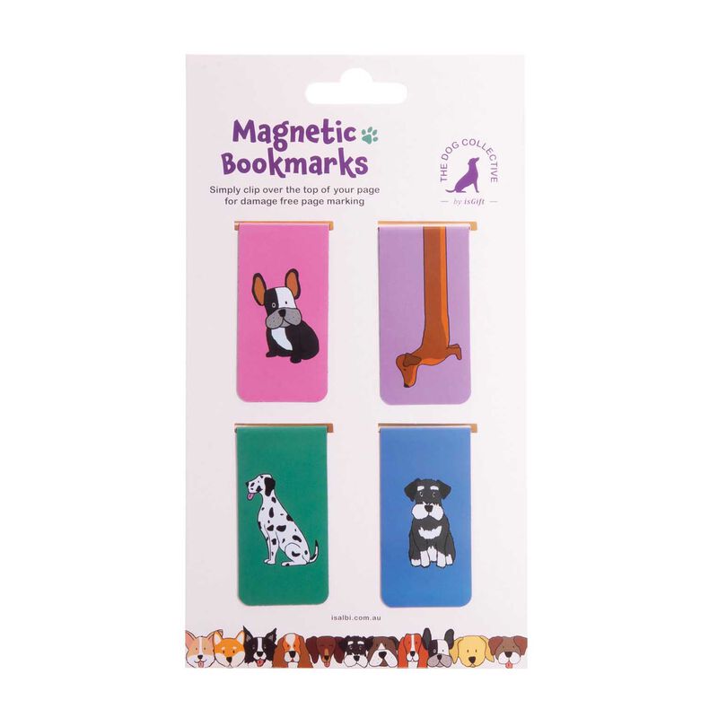 IS Gift The Dog Collective Magnetic Bookmarks - Set of 4 image number 0
