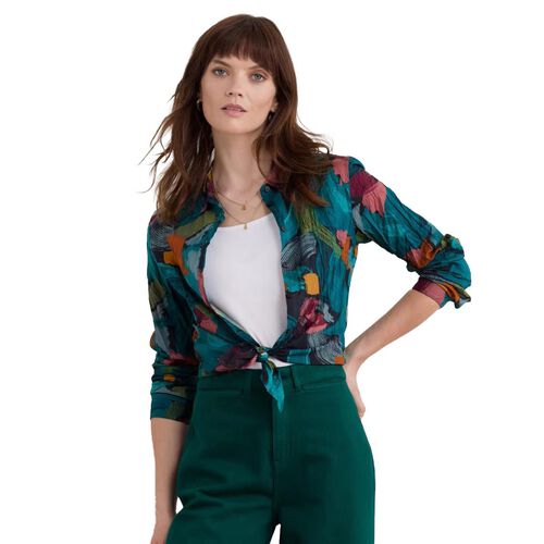 Seasalt Cornwall Larissa Shirt Lelant Abstract Mix