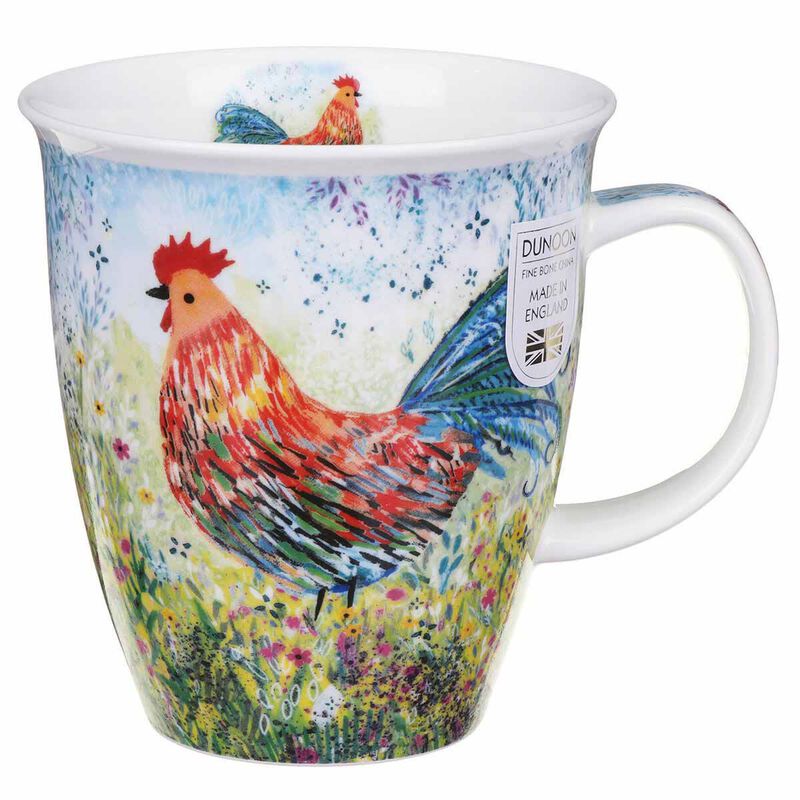 Dunoon Nevis Meadow Farm Cockerel Mug image number 0