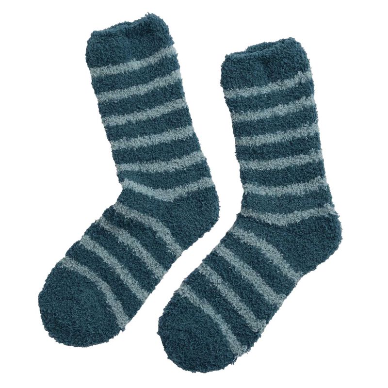 Seasalt Cornwall Fluffies Socks Short Breton Dusky Jade image number 0