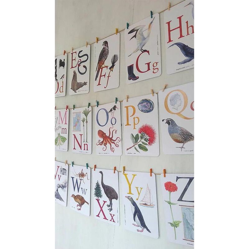 Tanya Wolfkamp Te Reo ABC Wall Frieze Cards image number 1