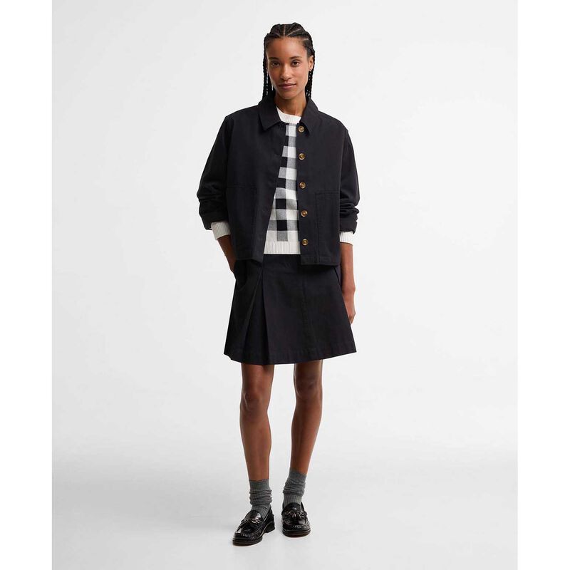 Barbour Avebury Gingham Crew Neck Jumper image number 3