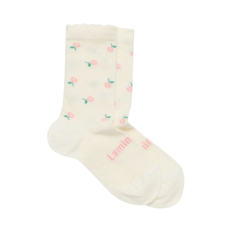 Lamington Socks Merino Crew Socks - Rosa image number 0