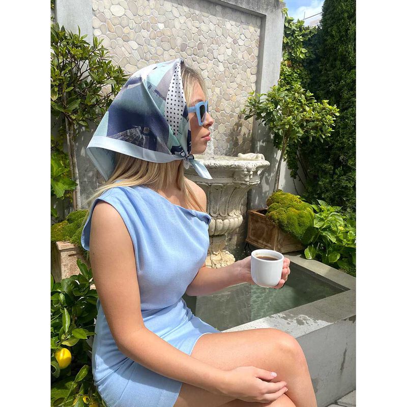 Dark Hampton x Joel Hart Flux Petite Silk Scarf image number 1