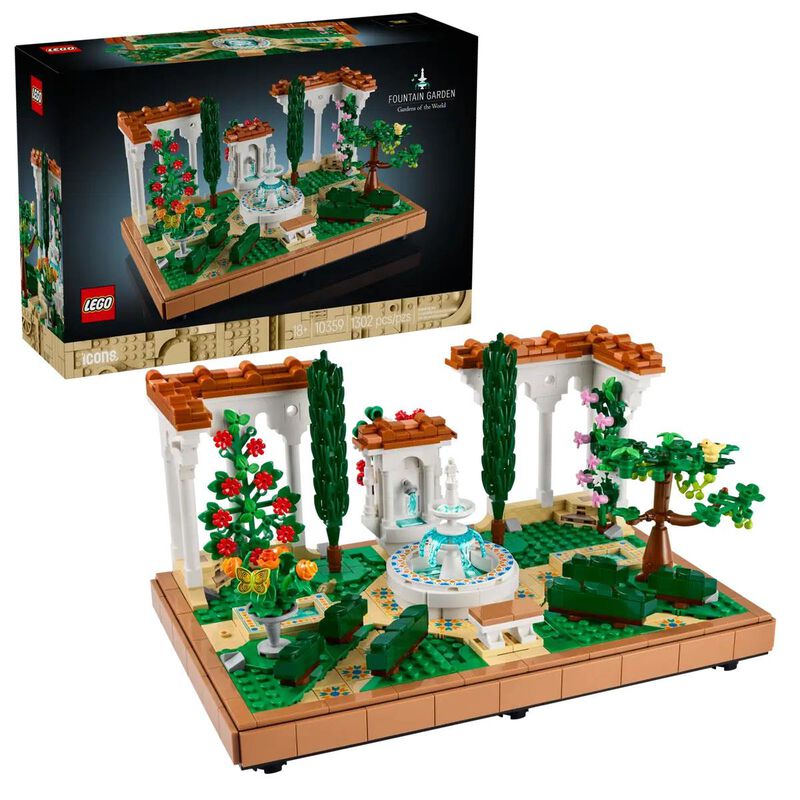 LEGO Icons Fountain Garden image number 0
