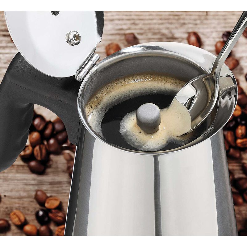 Zassenhaus Adriana Induction Stovetop Espresso Maker 6 Cup image number 1