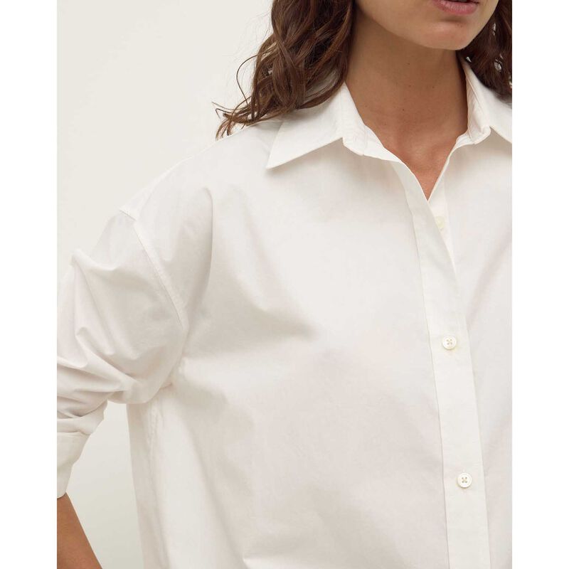 Assembly Label Marigold Poplin Long Sleeve Shirt White image number 2