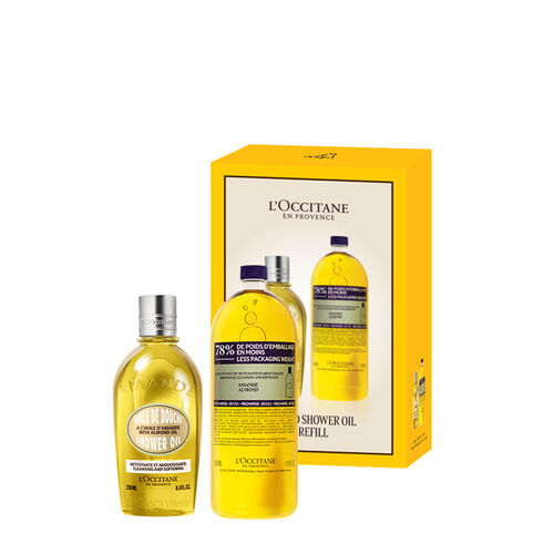 L'Occitane Almond Shower Oil Eco Duo