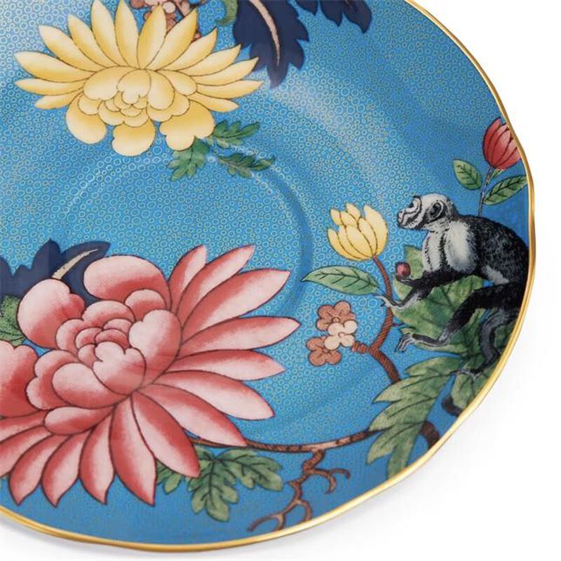 Wedgwood Wonderlust Sapphire Garden Teacup & Saucer 140ml image number 2