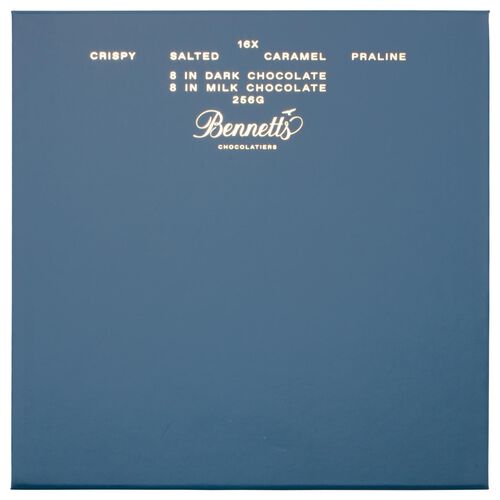 Bennetts of Mangawhai Crispy Salted Caramel Praline 16 Piece Giftbox 256g