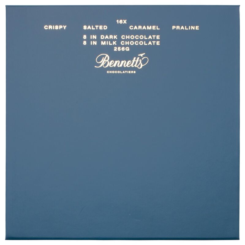 Bennetts of Mangawhai Crispy Salted Caramel Praline 16 Piece Giftbox 256g image number 0