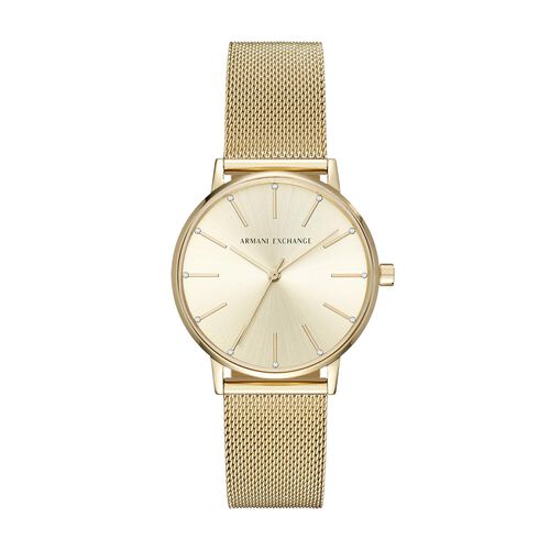 Armani Exchange Lola Gold-Tone Analogue Watch AX5536