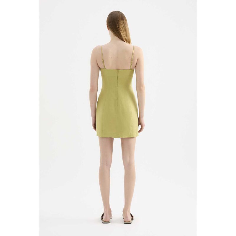 Nude Lucy Carmela Linen Mini Dress image number 1